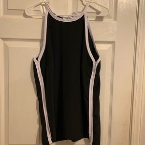 Black and white tank top